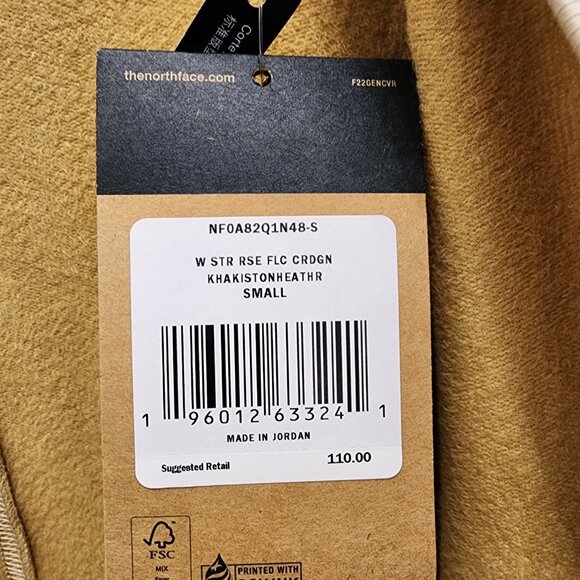 NWT The North Face Women's Star Rise Fleece Cardigan Size Small - Picture 8 of 10